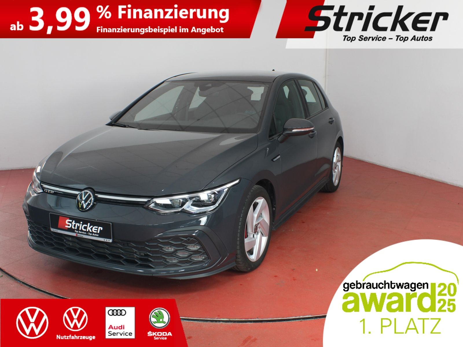 Volkswagen Golf GTD 2.0TDI DSG 289,-ohne Anzahlung Pano H&K