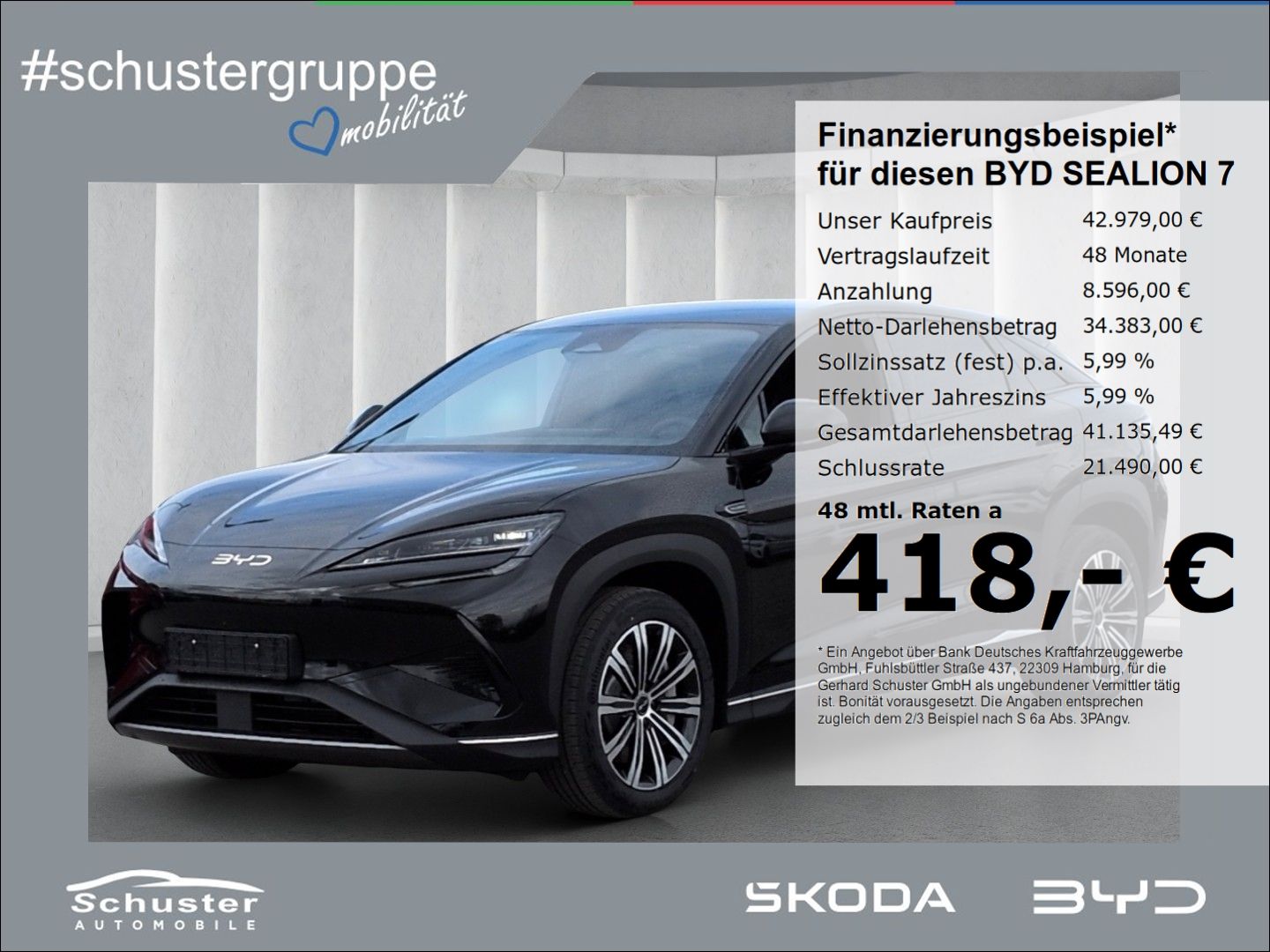 BYD SEALION 7 Comfort*Panodach 360°Ka Sitzbelüft ACC