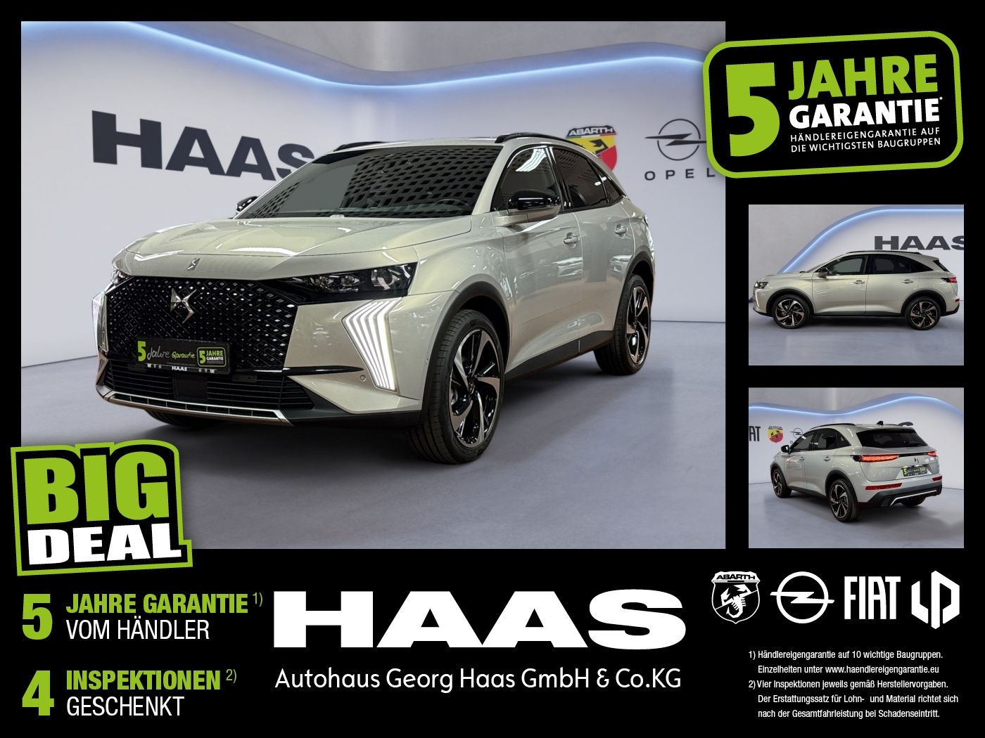 DS Automobiles DS7 1.5 BlueHDi 130 Rivoli Top Ausstattung