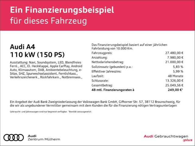 Audi A4 Avant 35 TFSI S-tronic - Samsaru's Car Outlet