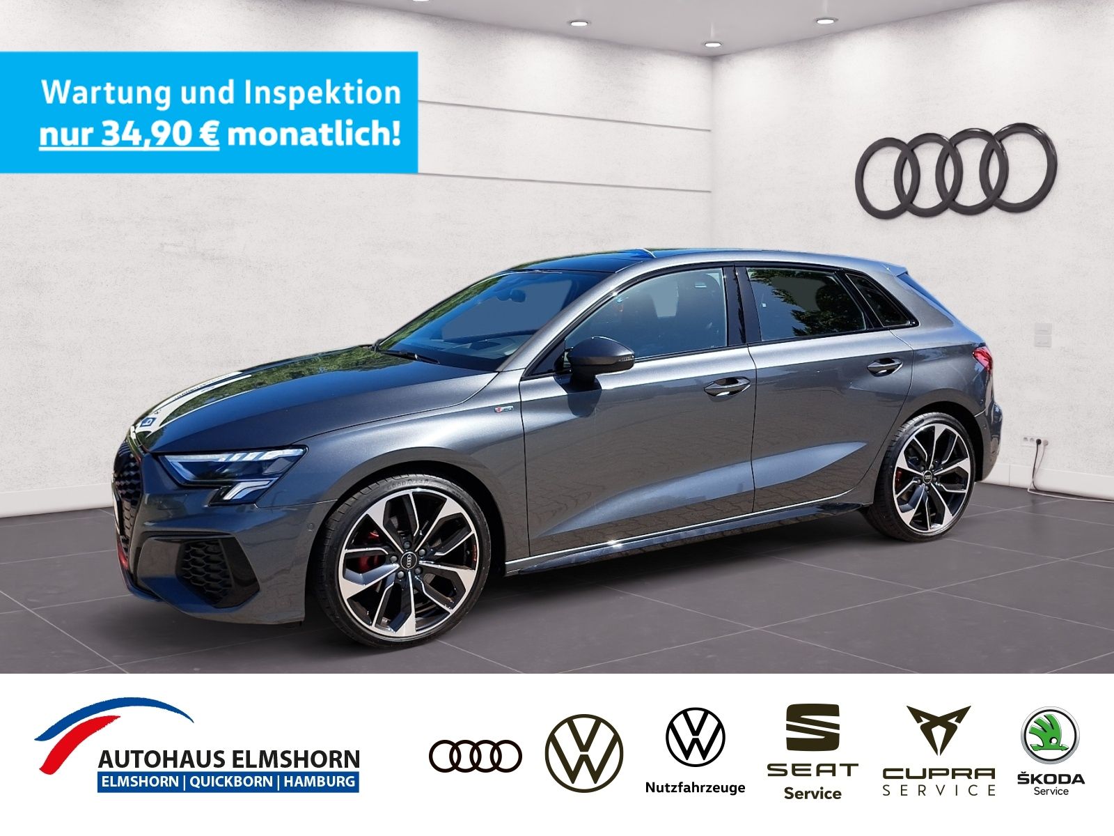 Audi A3 Sportback S line 40 TDI quattro S tronic PANO