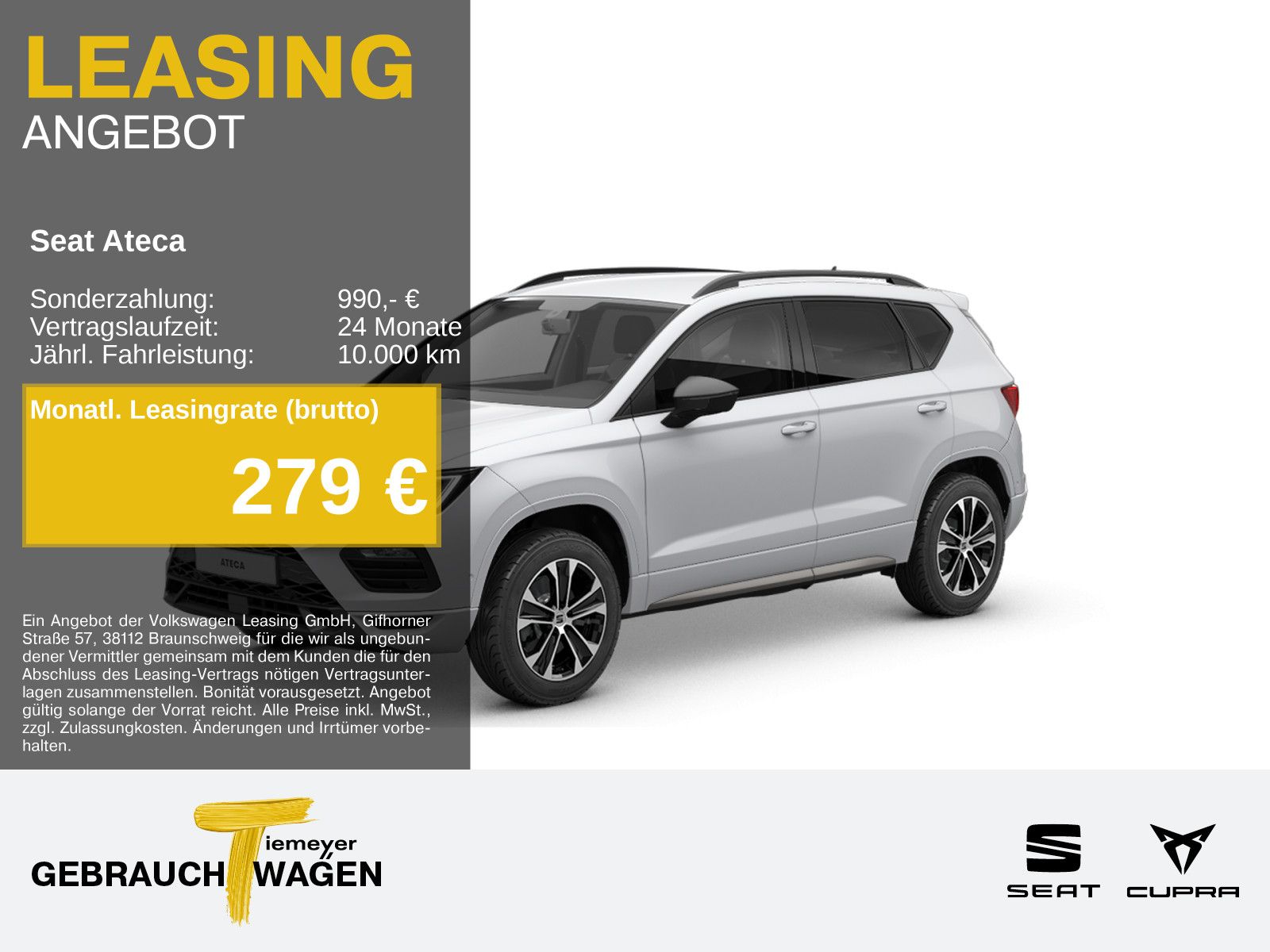 Seat Ateca 2.0 TDI DSG FR NAVI AHK ACC PARKLENK SH
