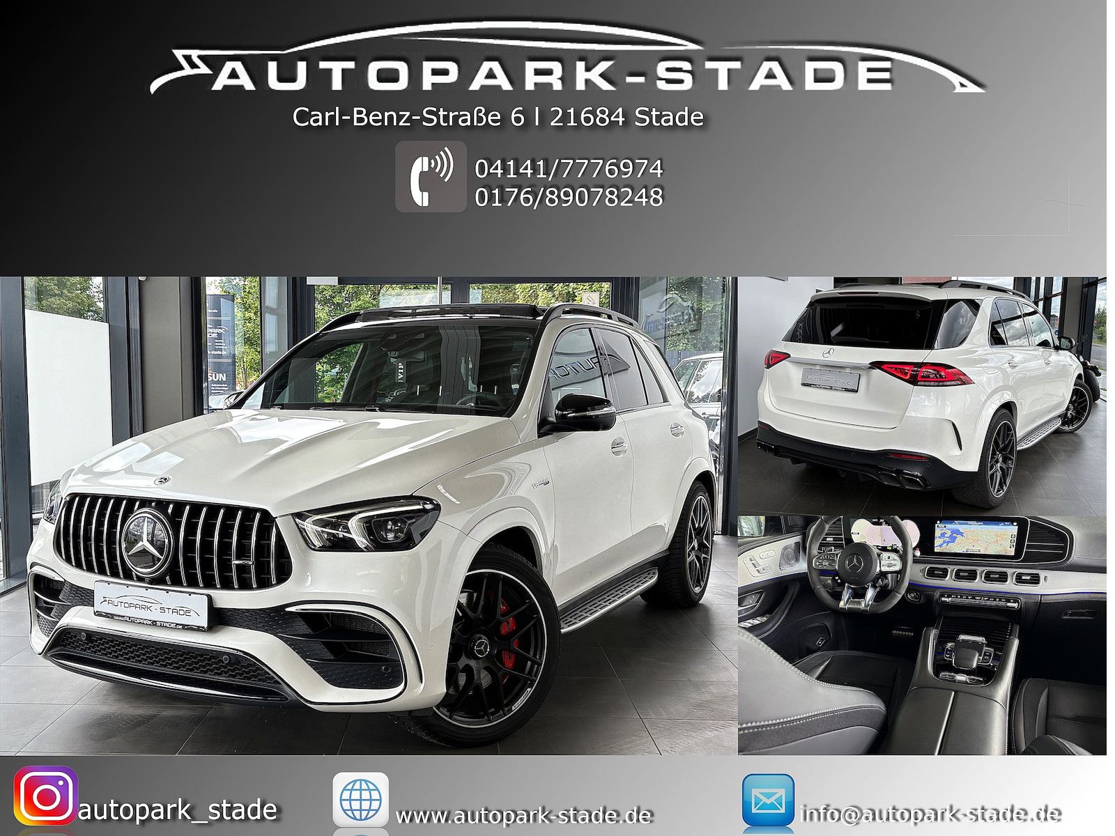 Mercedes-Benz GLE 63 AMG 4Matic+ Diamant Pano Massage 360 HUD