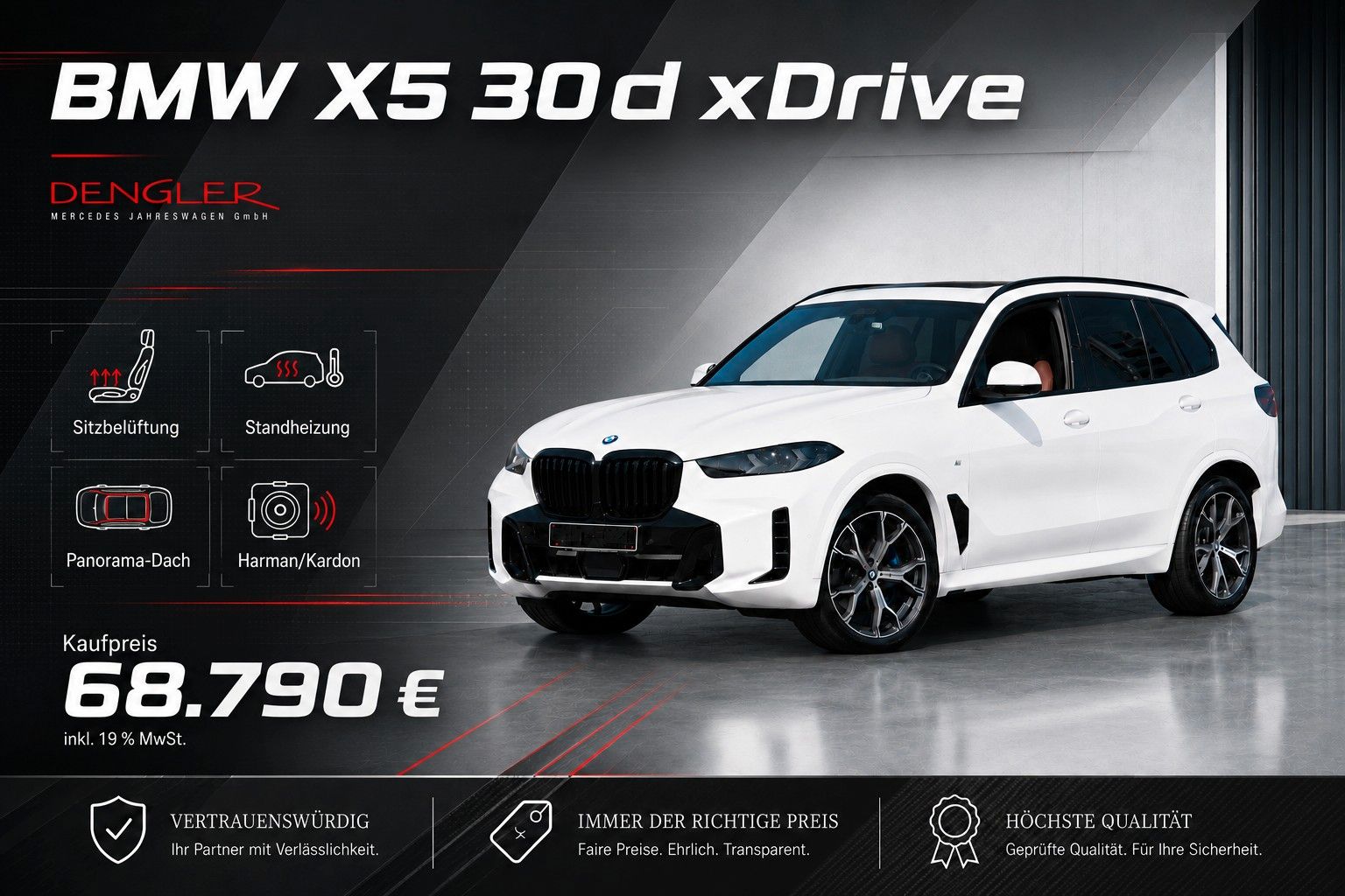 BMW X5 30d xDrive INTERIEUR BRAUN*NP 114970 M Sport