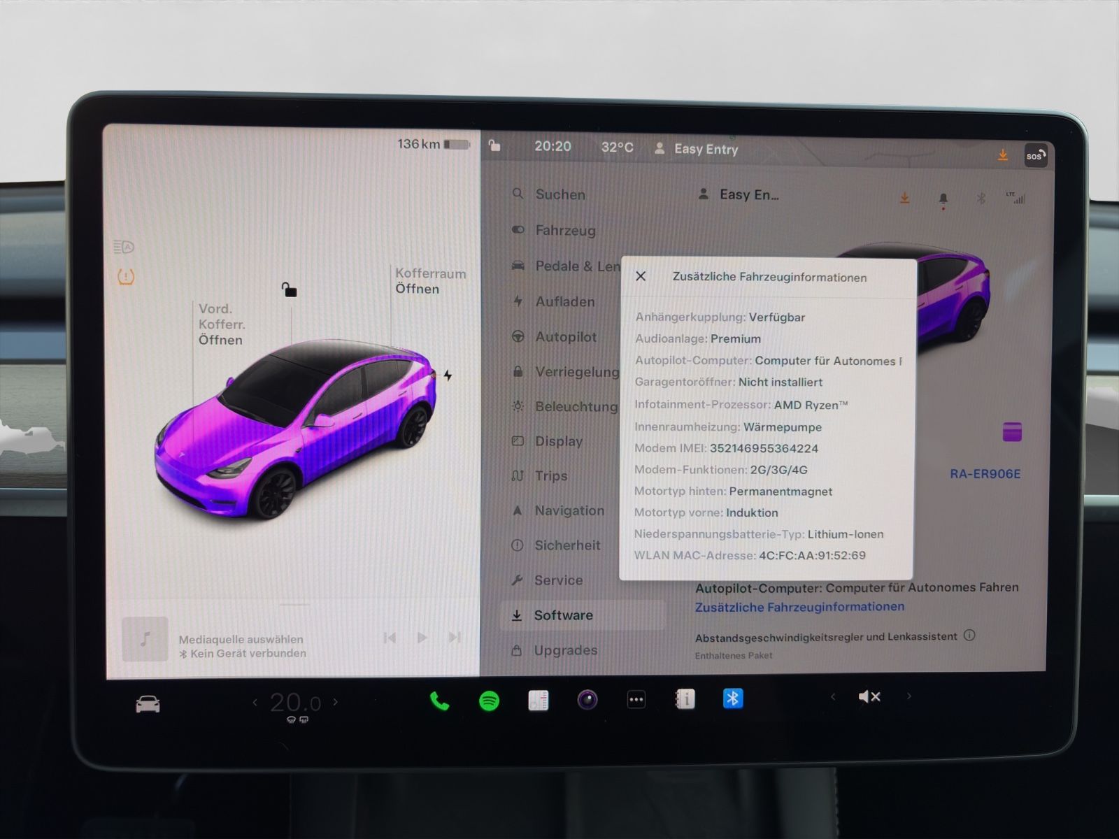 Tesla Model Y Long Range Dual AWD *AHK*1.Hand*