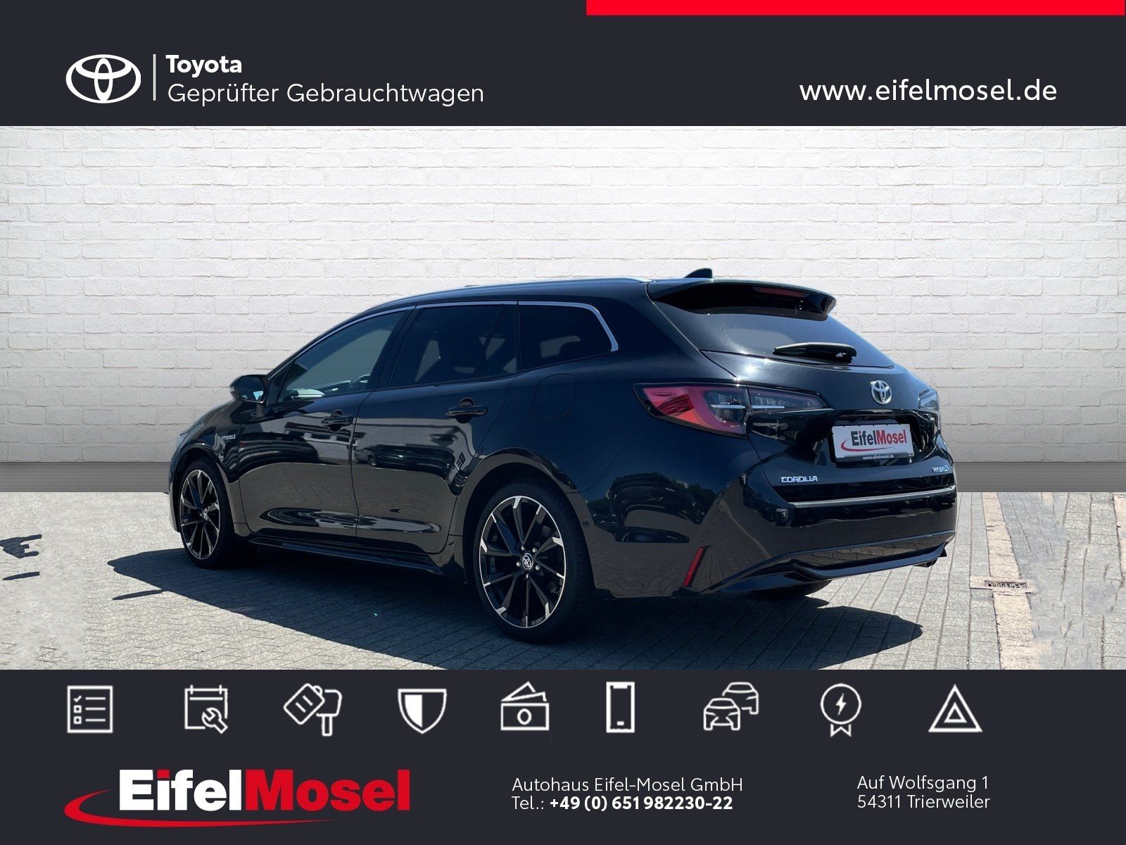 Toyota Corolla Touring Sports 2.0 Hybrid Lounge - Samsaru's Car Outlet