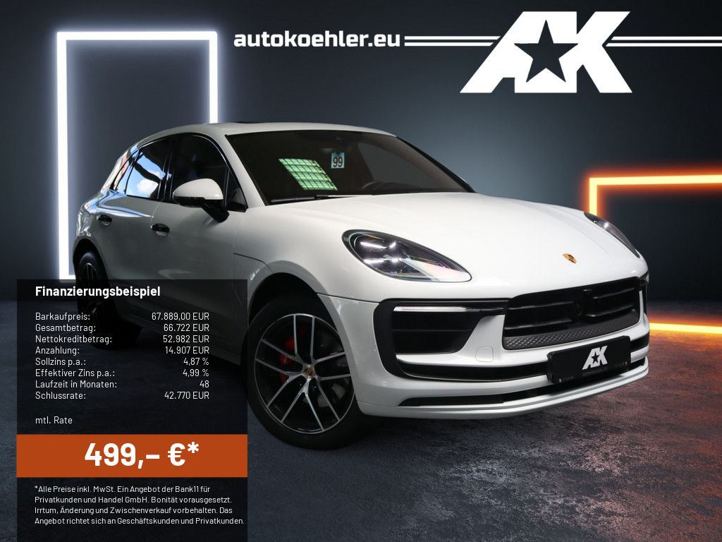 Porsche Macan 2.9 S Facelift PASM Panorama PDLS+ 20"