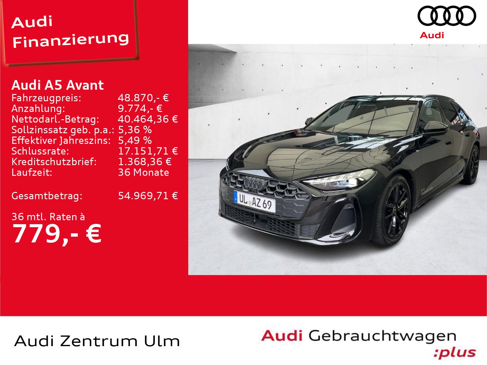 Audi A5 Avant S-Line Black TFSI quattro 19 AHK TECH