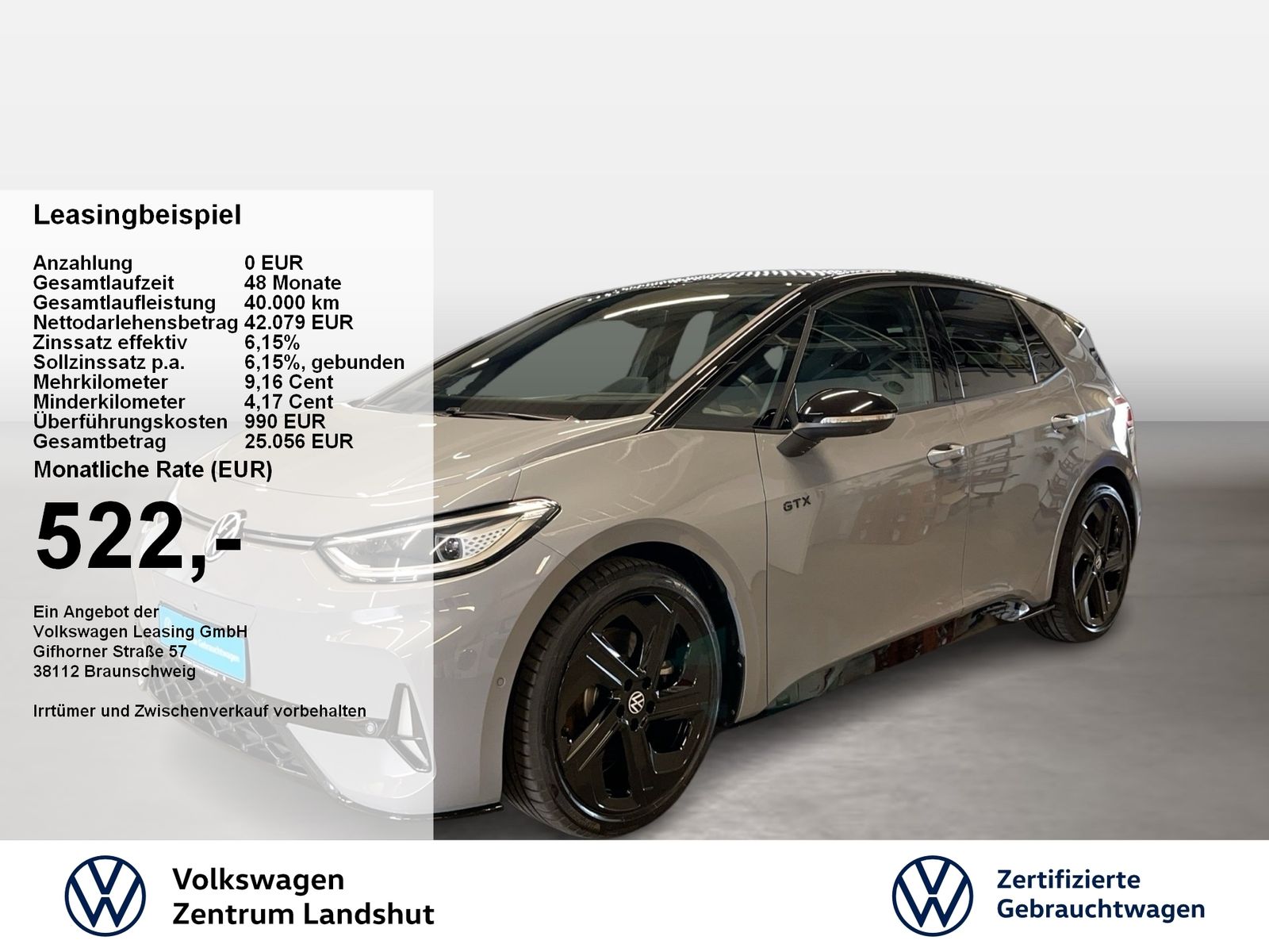 Volkswagen ID.3 GTX electric Automatik 2xKlima 360 ACC AHK