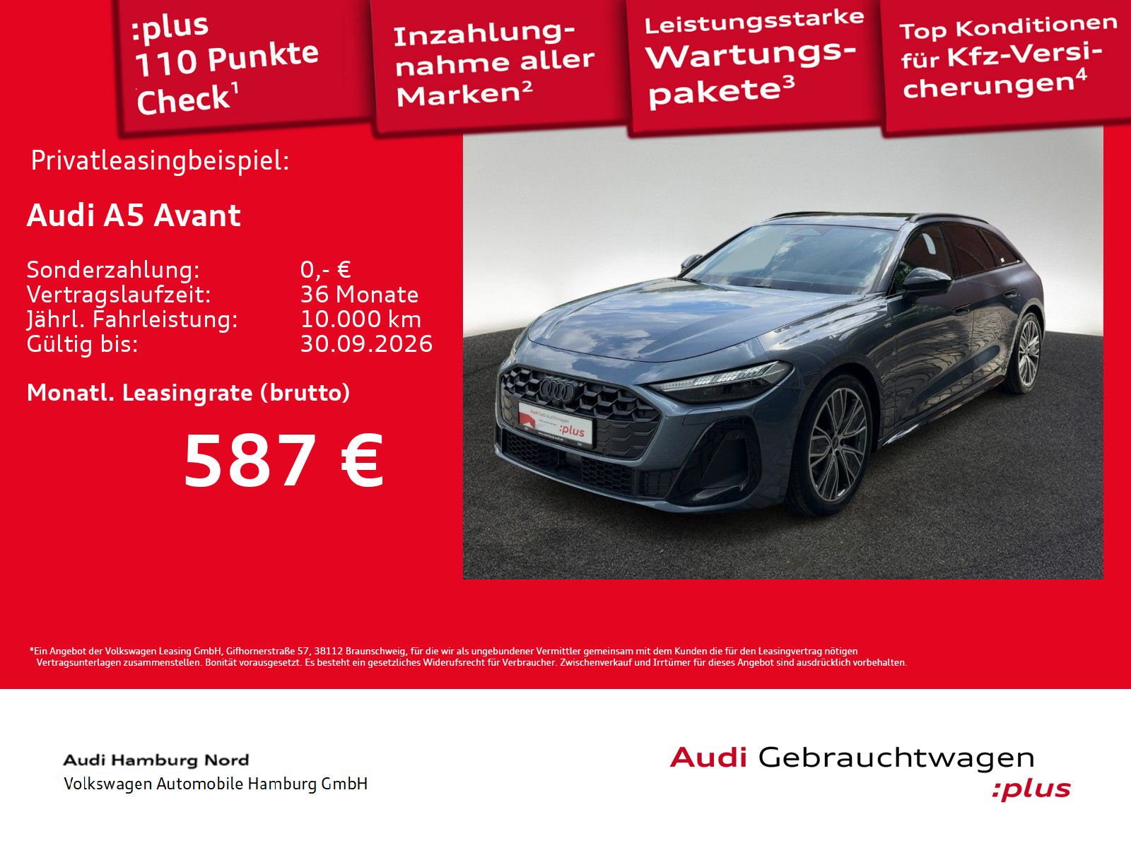 Audi A5 Avant 2.0 TFSI quattro S line AHK Navi Pano