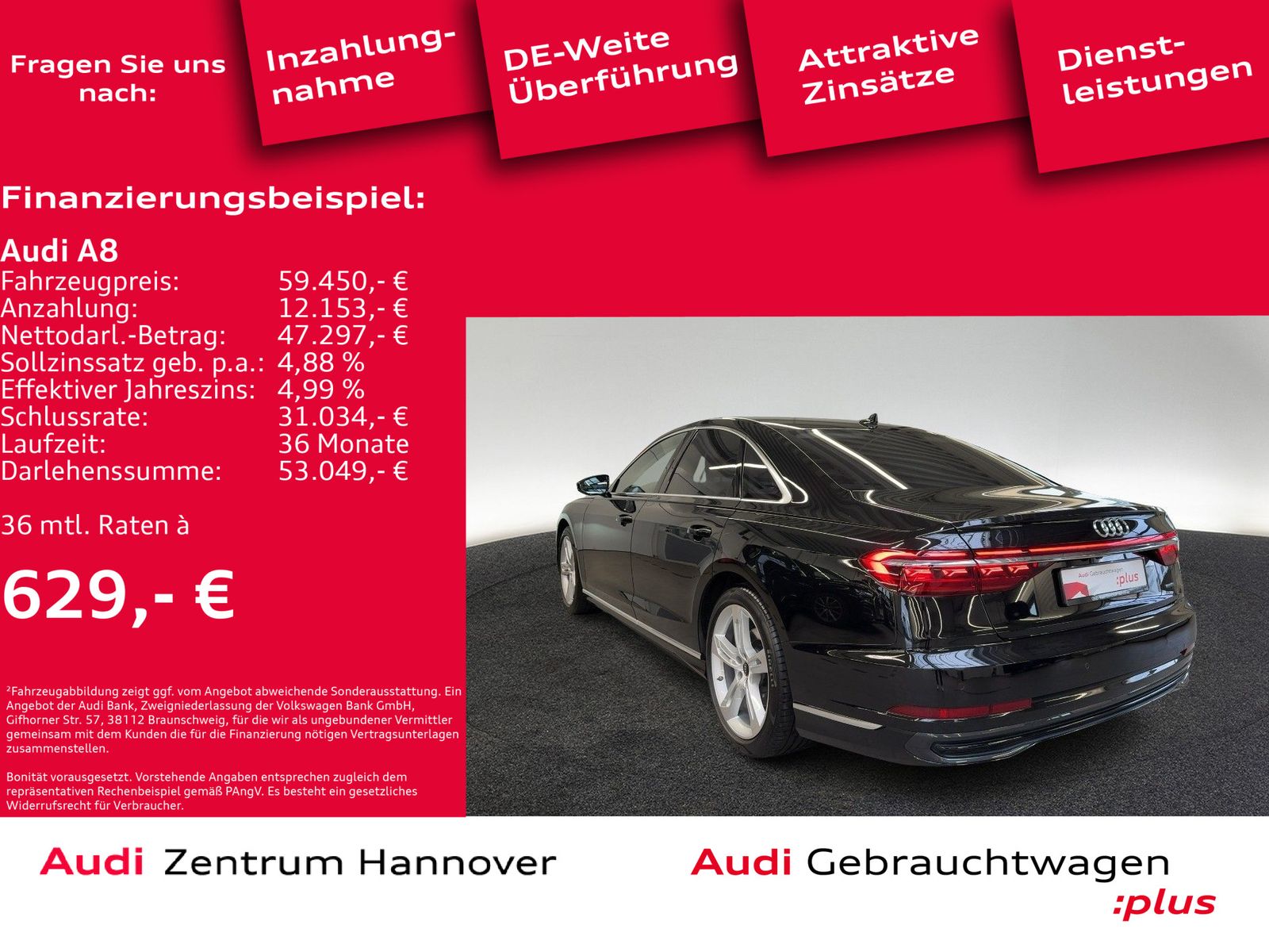 Audi A8 Limousine 50 TDI quattro - Samsaru's Car Outlet