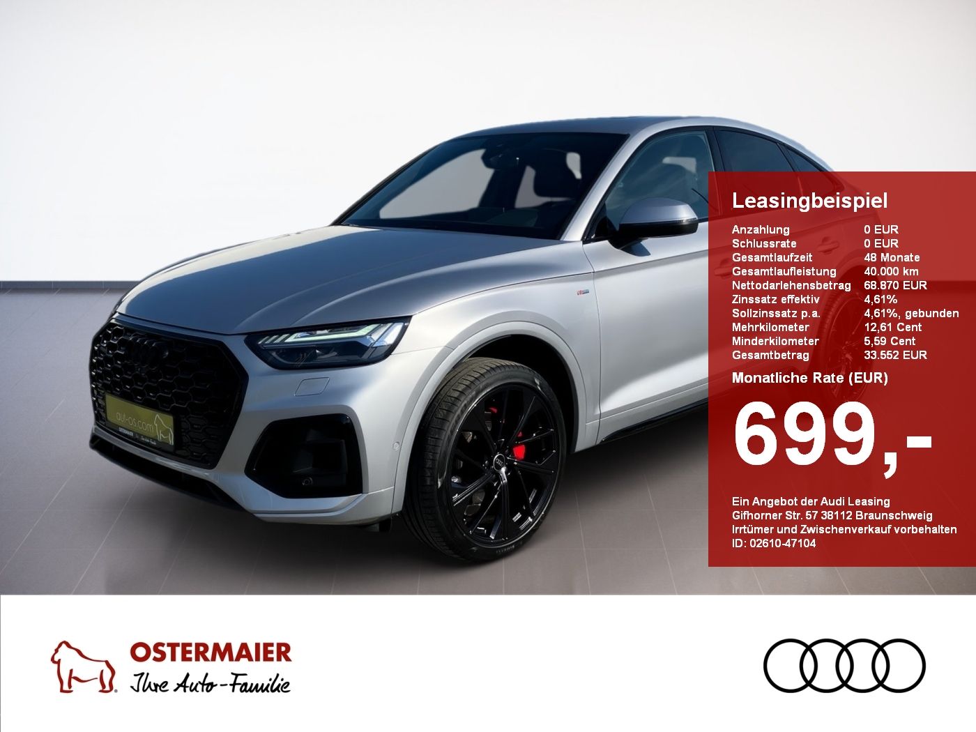 Audi Q5 Sportback S line S line 40 TDI quattro 150(20