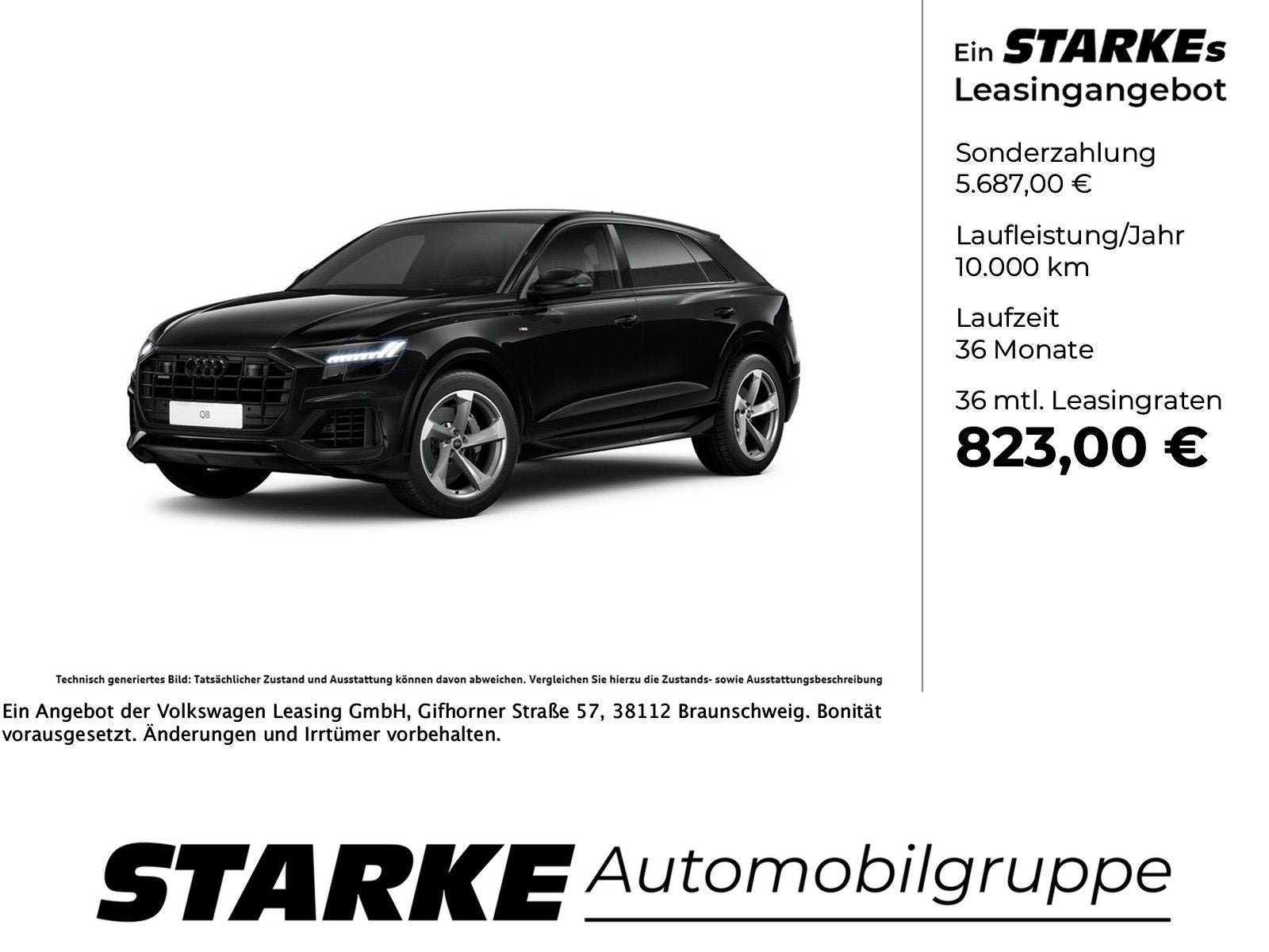 Audi Q8 50 TDI tiptronic quattro S line  AHK LED Kame