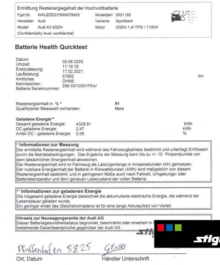 Audi A3 Sportback S-line 40 TFSIe S-tronic MATRIX+NA