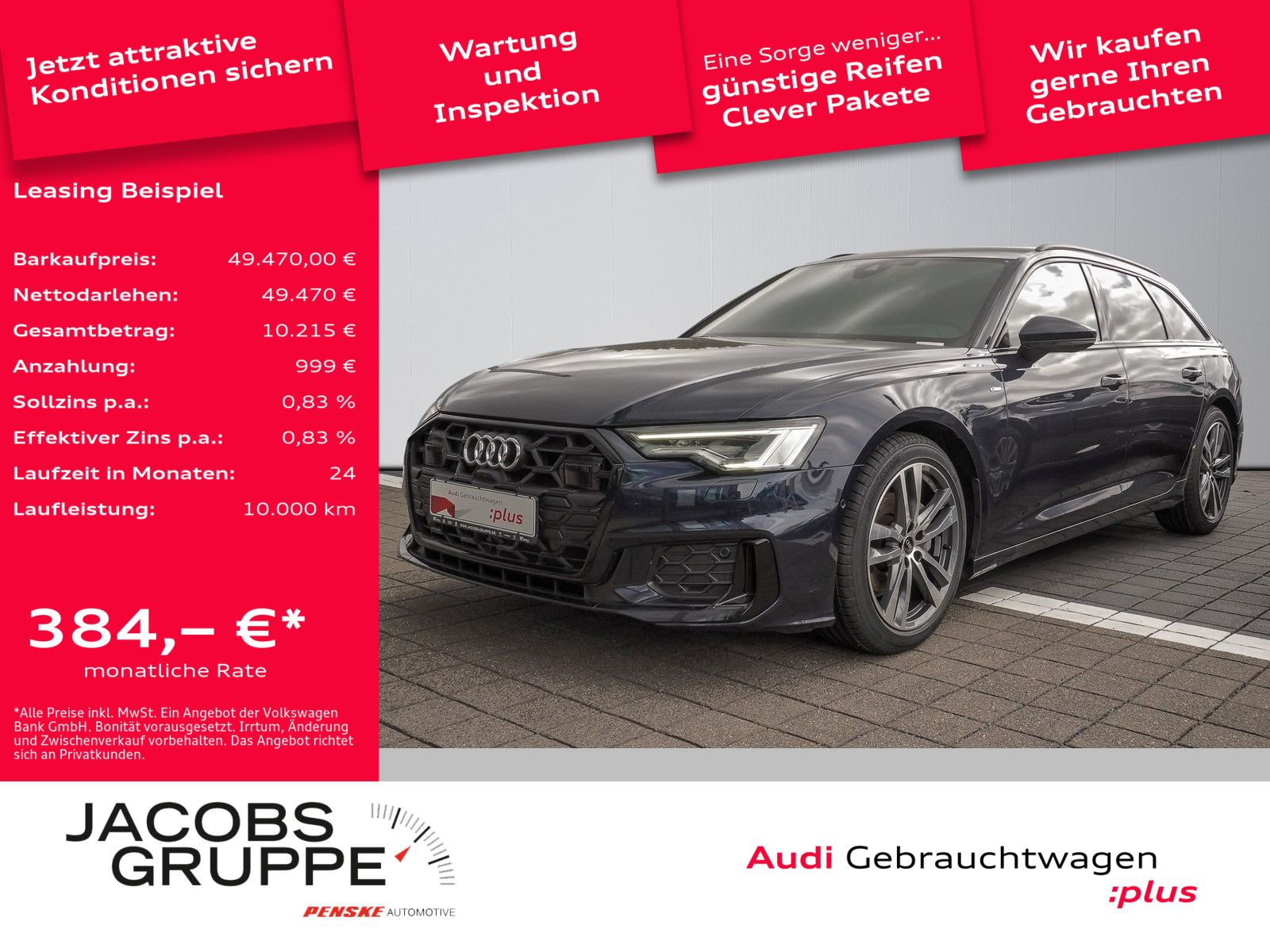 Audi A6 Avant 40TDI S line Black - Samsaru's Car Outlet
