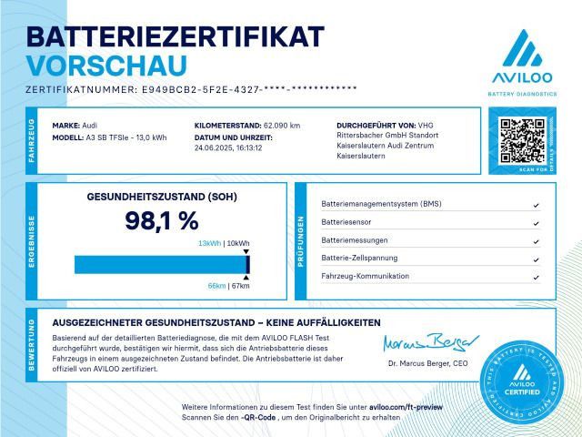 Audi A3 Sportback 40 TFSI e advanced - Samsaru's Car Outlet