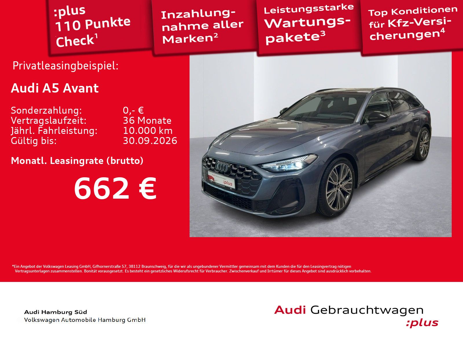 Audi A5 Avant TFSI qu. S tronic 2xS LINE/PANO/AHK