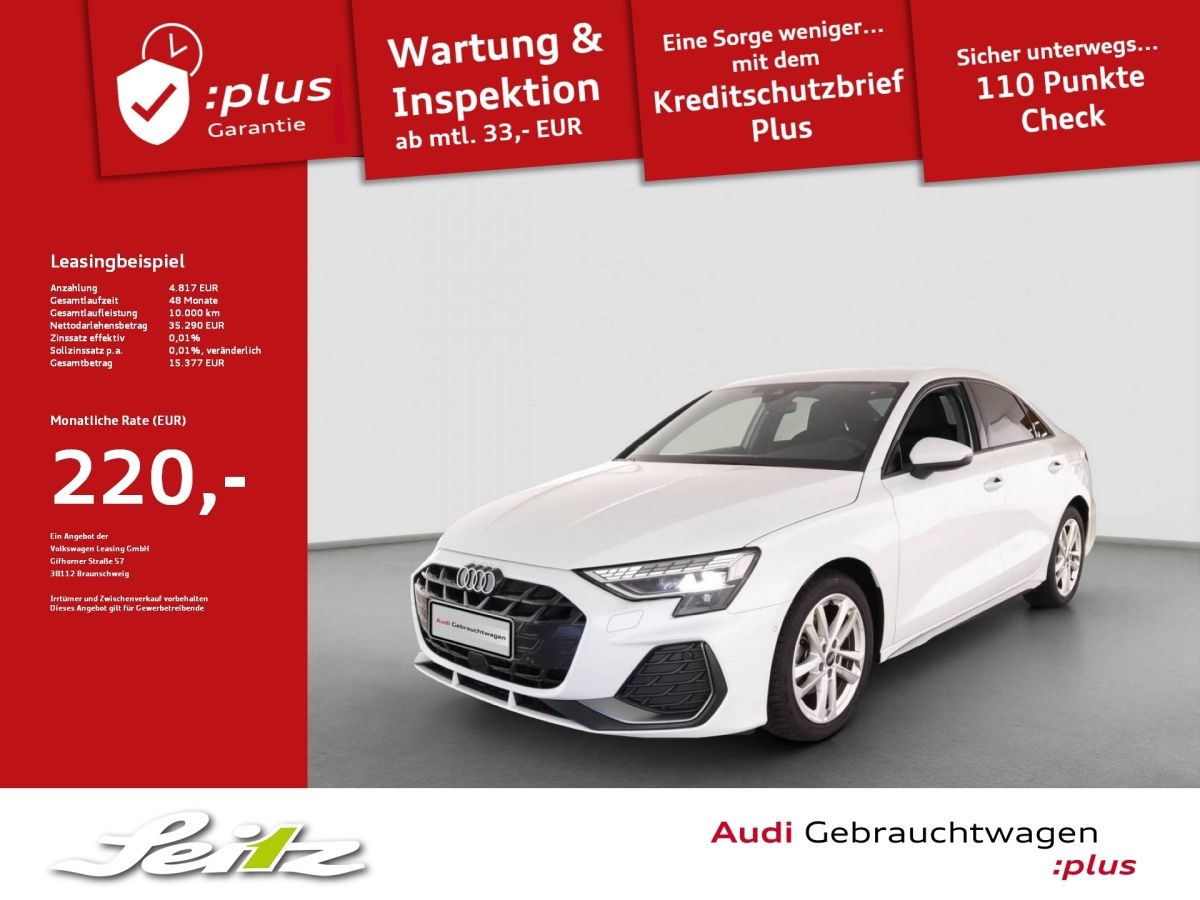 Audi A3 Limousine 30 TFSI S line - Samsaru's Car Outlet