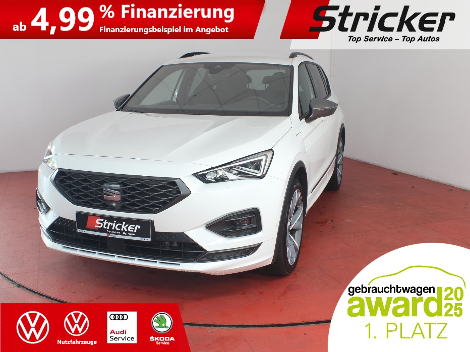Seat Tarraco FR 1.4TSI e-Hybrid 344,-ohne Anzahlung N