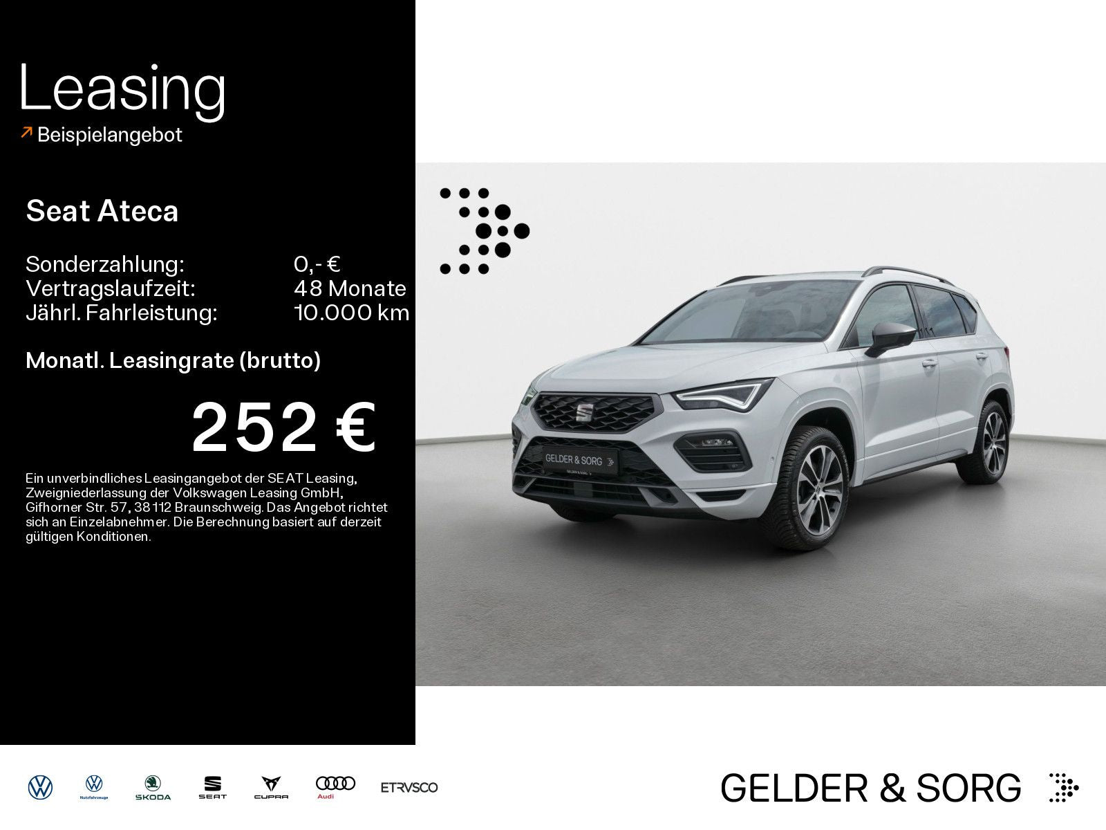 Seat Ateca 2.0 TDI FR AHK*LED*Navigation*ACC*AHK