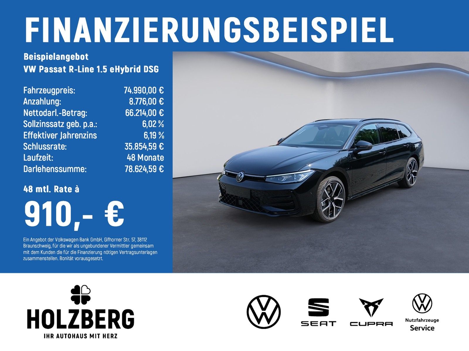 Volkswagen Passat R-Line 1.5 eHybrid DSG SIGNATURE+AHK+PANO