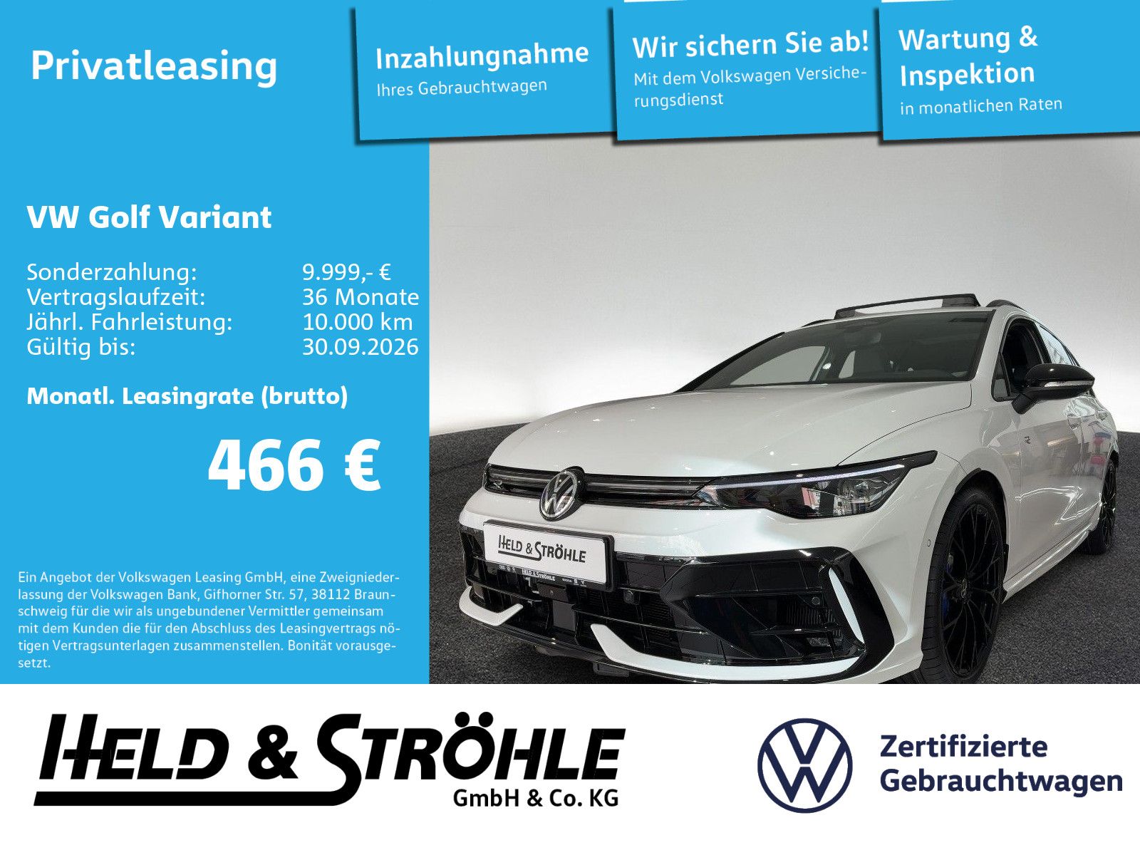 Volkswagen Golf Variant R Black Style Performance 4M 19 AHK