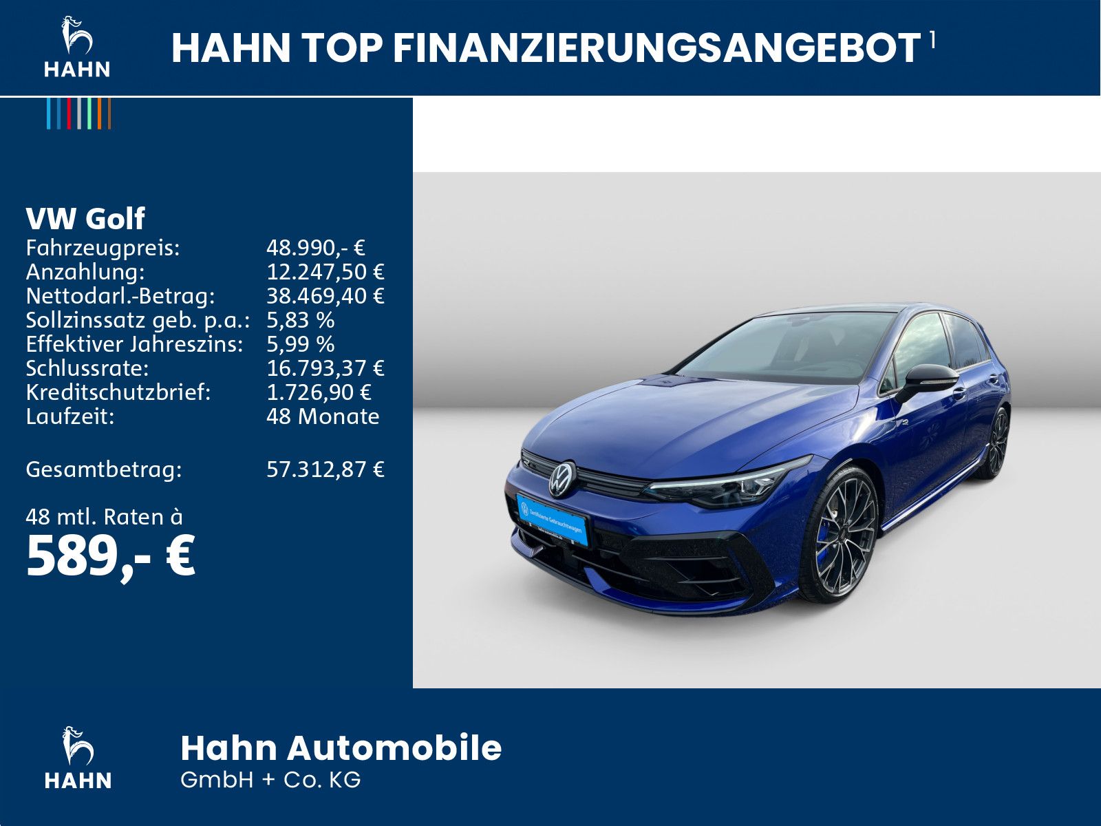 Volkswagen Golf R 2.0TSI DSG Black Style HuD Pano el. Sitze