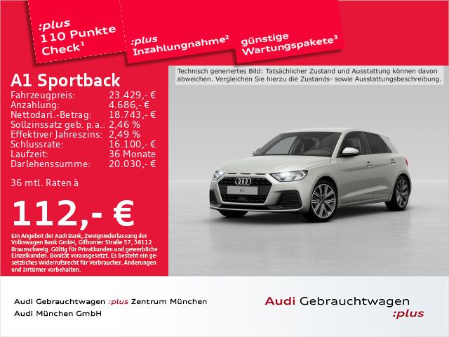 Audi A1 Sportback 25 TFSI S tronic advanced - Samsaru's Car Outlet