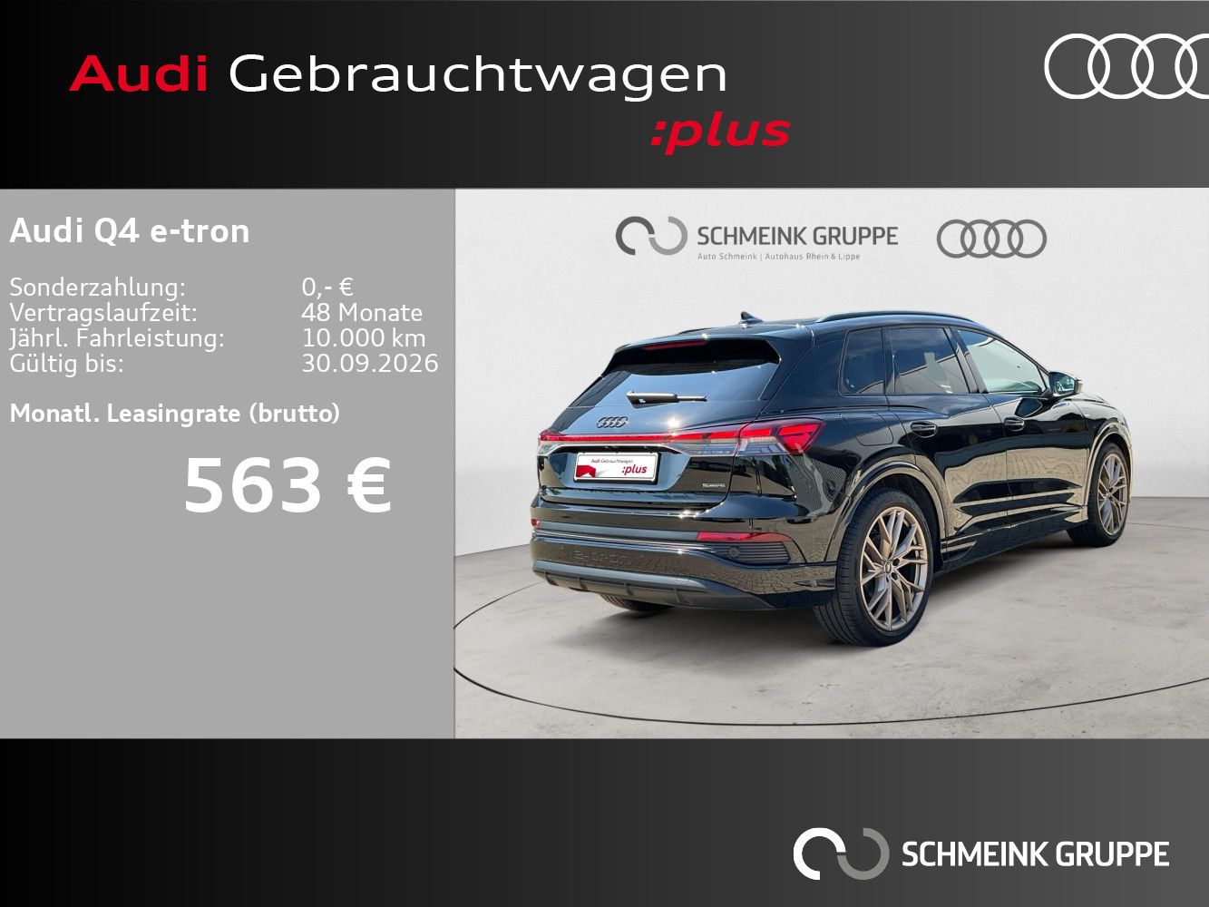 Audi Q4 e-tron 45 quattro S-line Pano AHK Matrix HUD