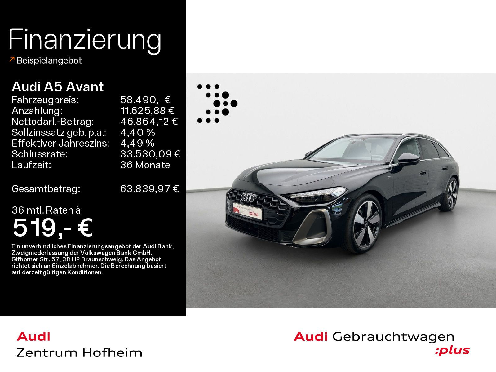 Audi A5 Avant e-hybrid qu S line S tro*Matrix*Virtual