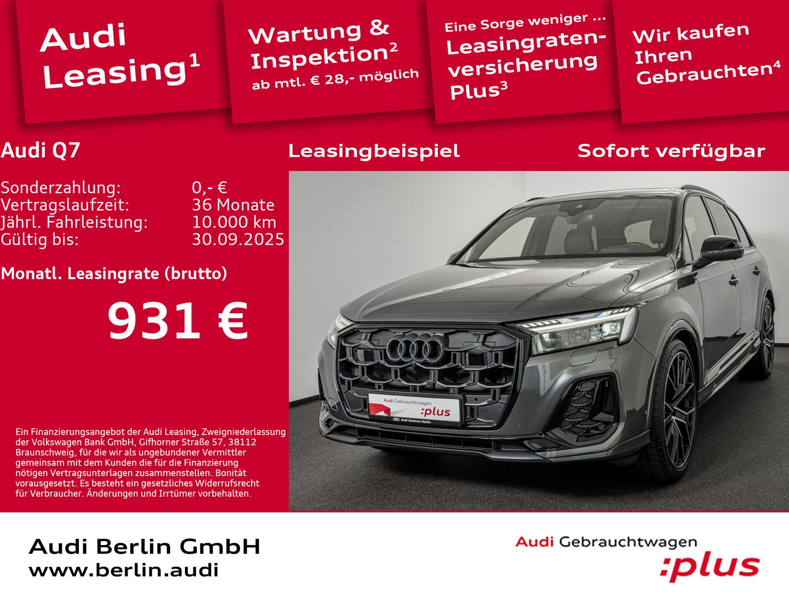 Audi Q7 S line 50 TDI qu. tiptr. 7.SITZER AHK STDHZG