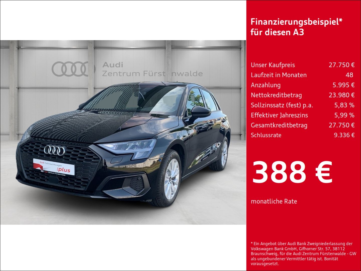 Audi A3 TFSI e Sportback 40 TFSIe S-tronic AHK-abnehm