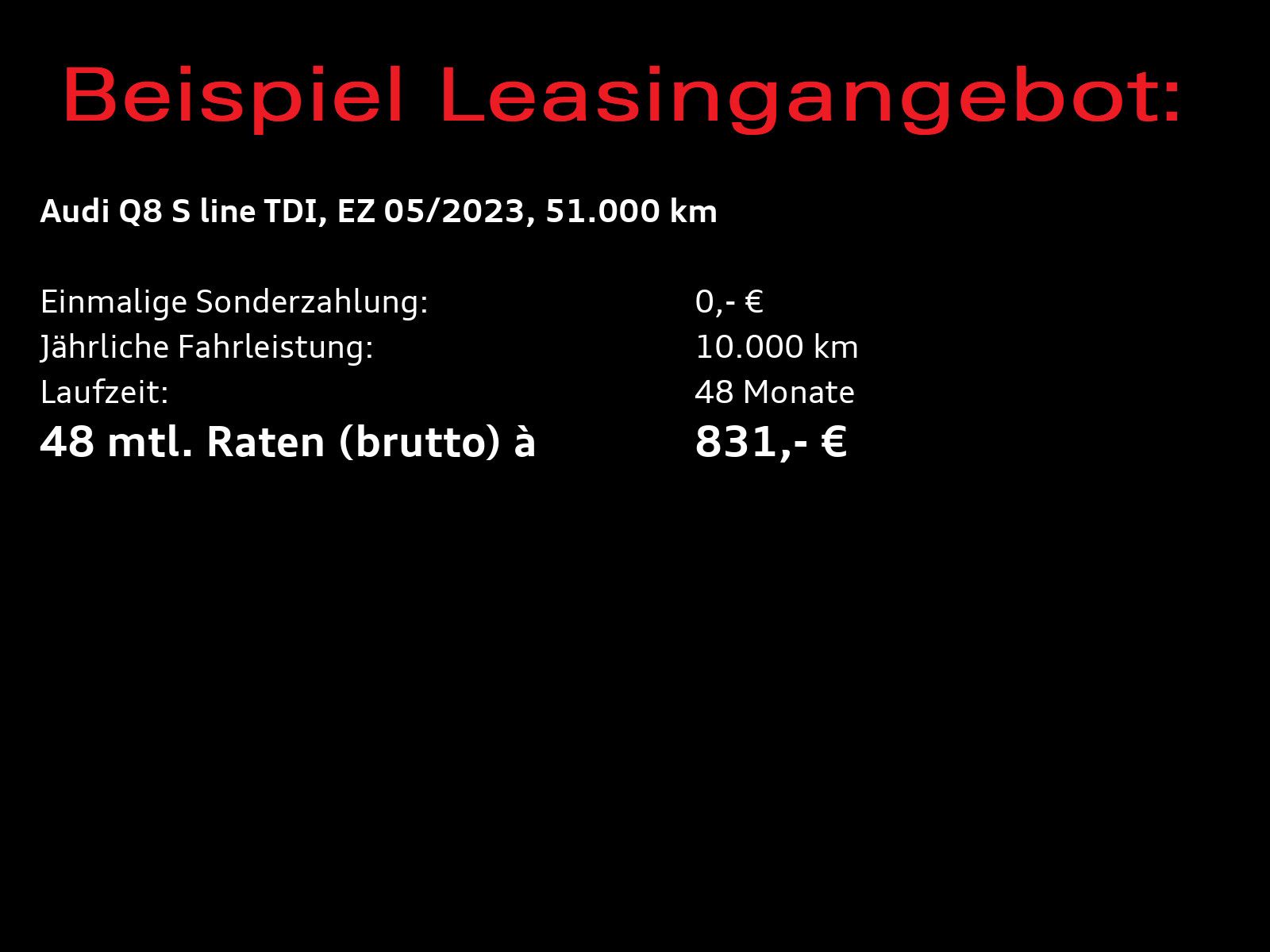 Audi Q8 S-Line 50TDI quattro / Standh, Pano, Air, AHK