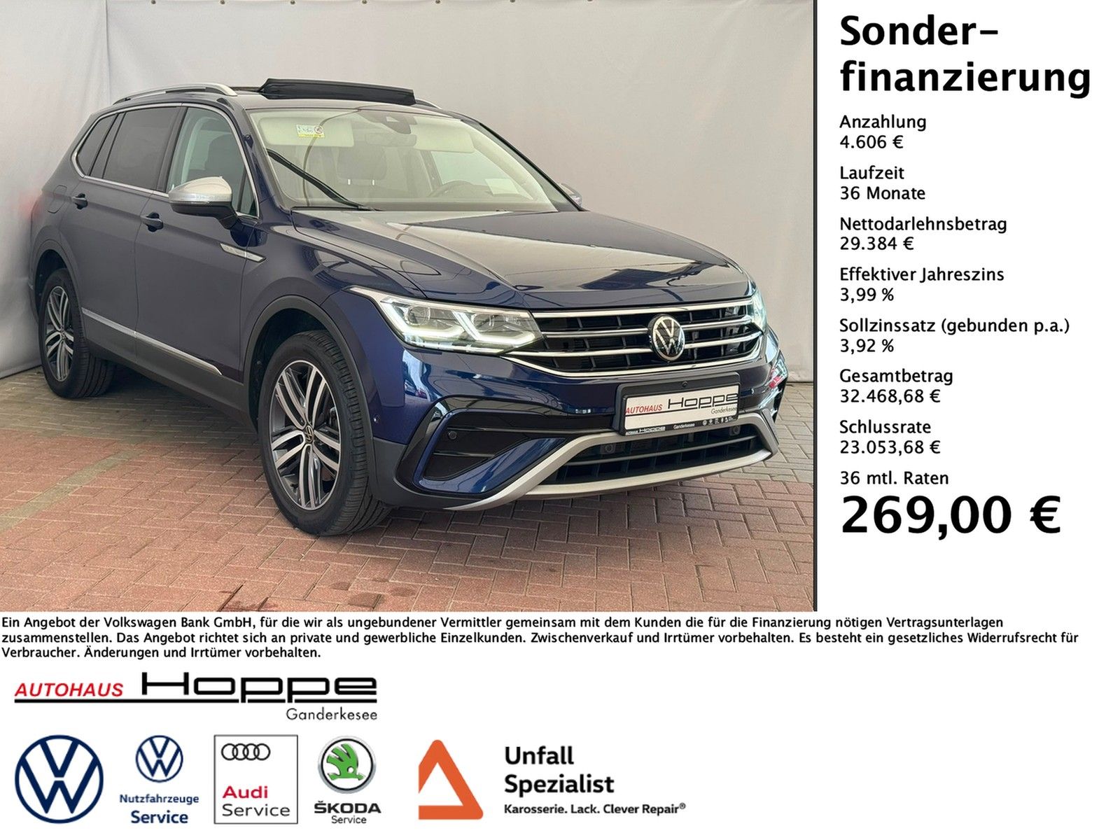 Volkswagen Tiguan Allspace Elegance 2.0TDI DSG+7-SITZER+4M+
