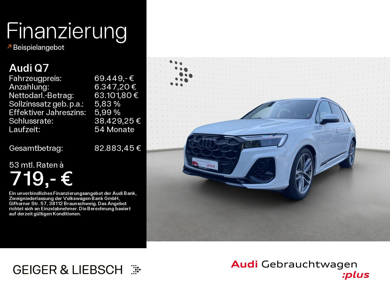 Audi Q7 55 TFSIe quattro S-LINE*NAVI*MATRIX*OPTIK-PAK