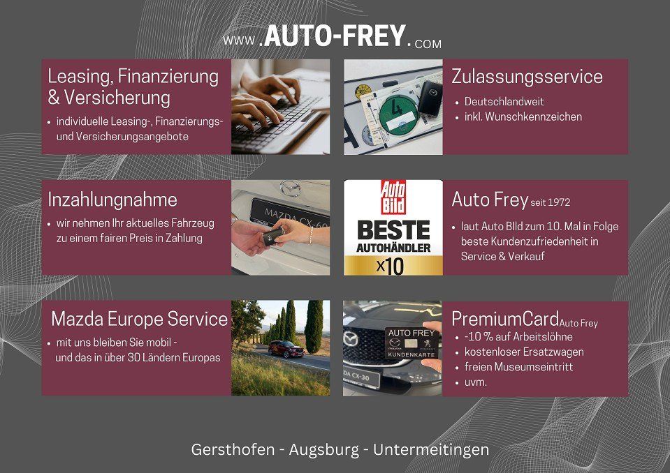 Mazda CX-30 X 186PS AT+ 360°+AHK+BOSE+KLIMA+NAVI+