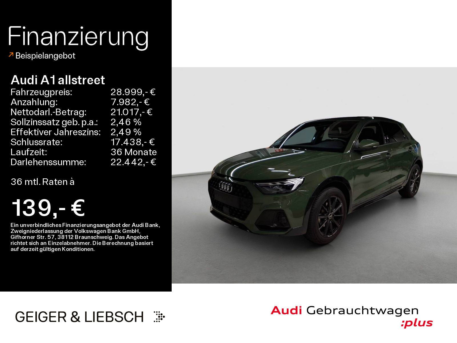 Audi A1 allstreet 30 TFSI S-LINE - Samsaru's Car Outlet