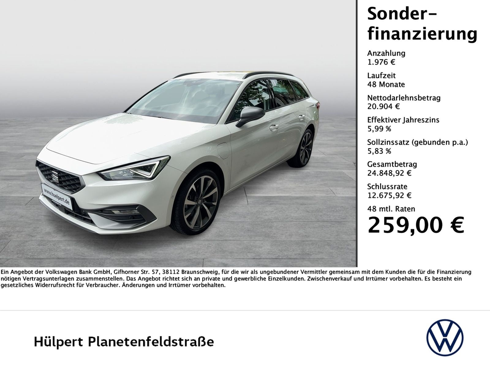 Seat Leon ST 1.4 HYBRID FR AHK CAM ACC LM18 NAVI