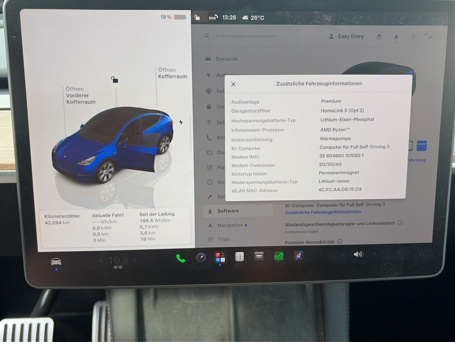 Tesla Model Y RWD * unfallfrei * 1.Hand