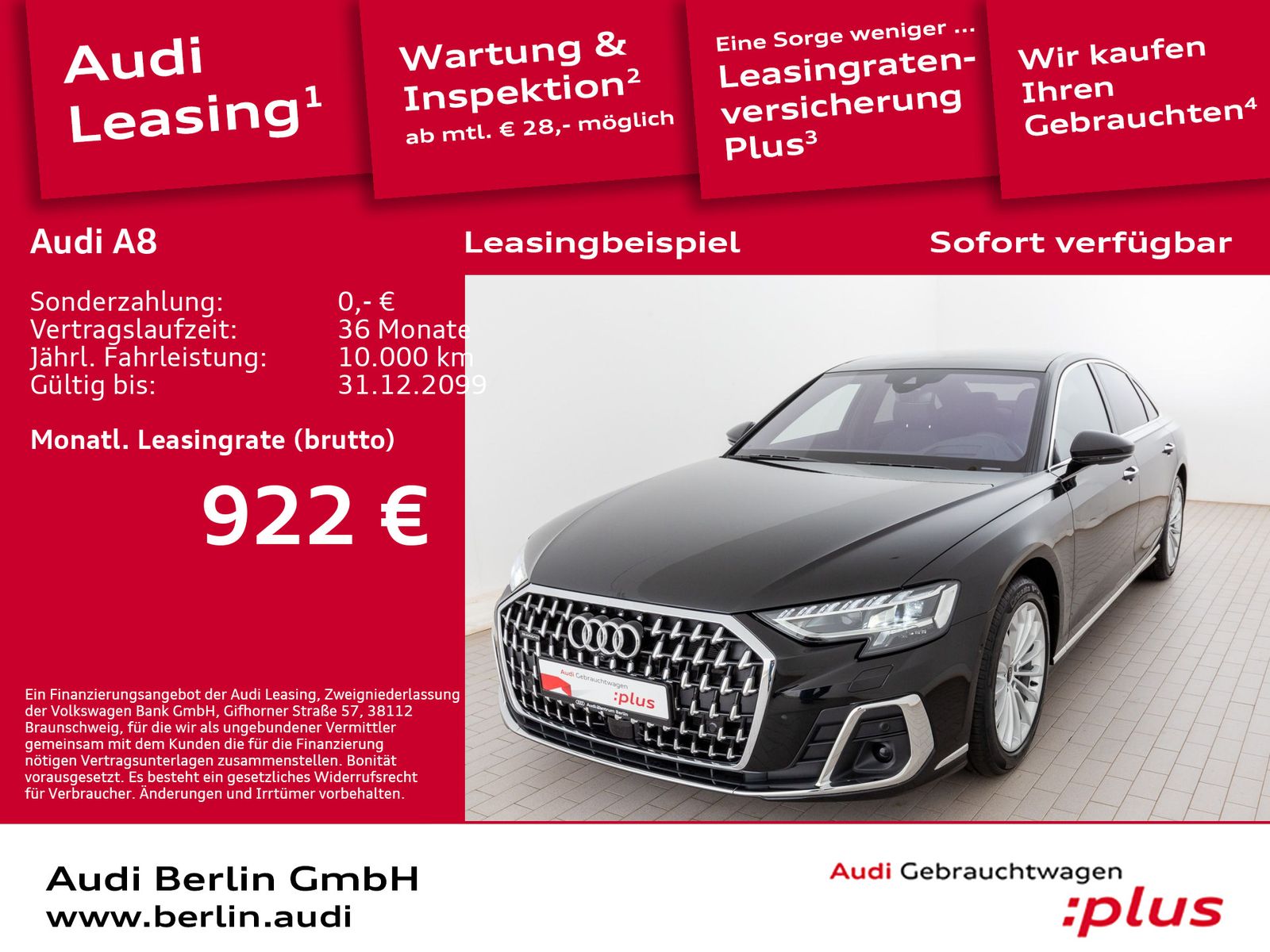 Audi A8 50 TDI quattro tiptr. - Samsaru's Car Outlet