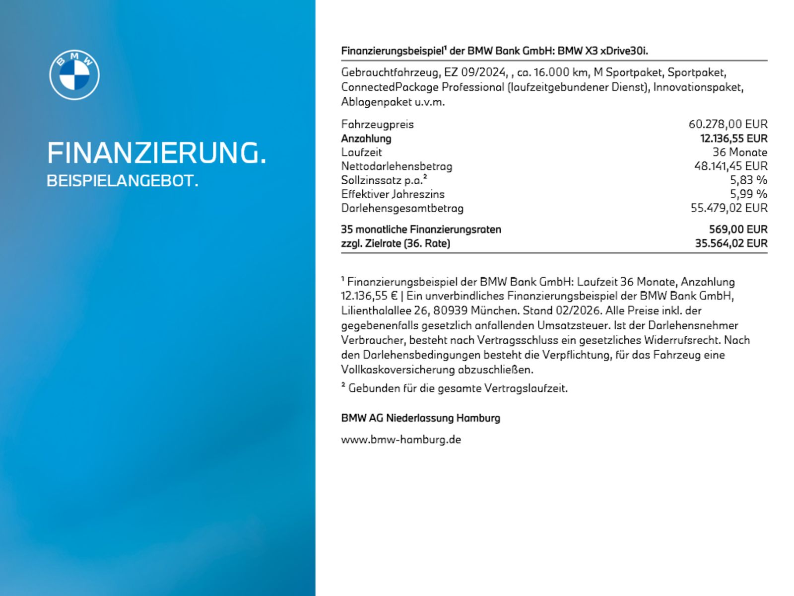 BMW X3 xDrive30i M Sport Standheizung Harman/K