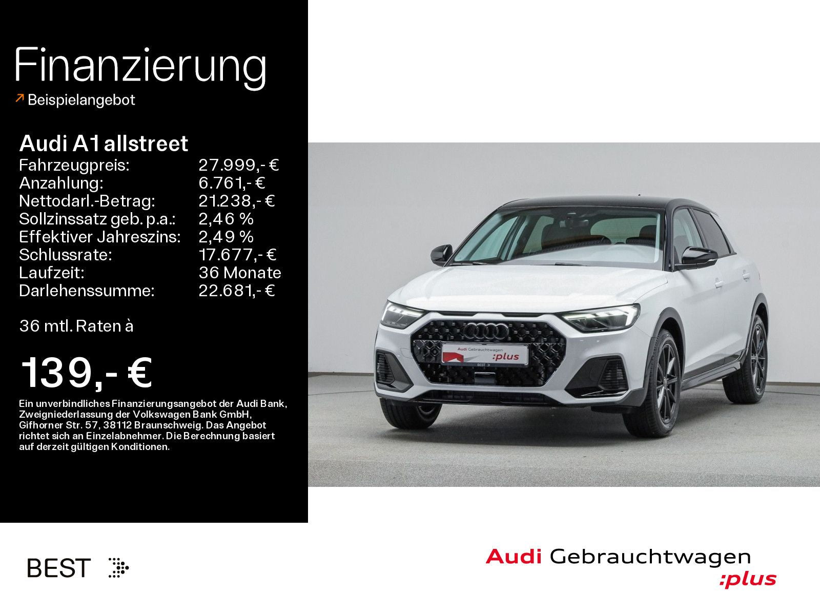 Audi A1 allstreet 30 TFSI - Samsaru's Car Outlet