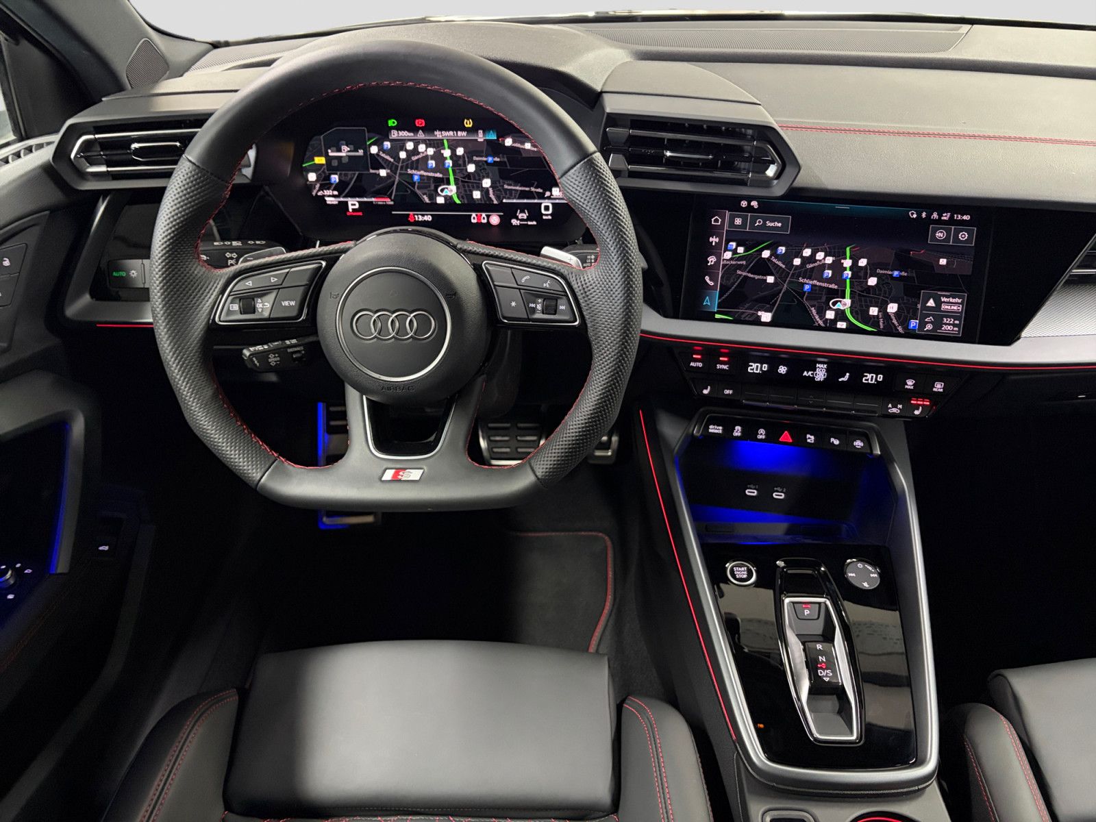 Audi A3 Sportback 40 TFSI quattro S line AHK Leder CA