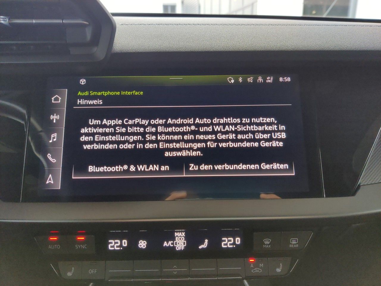 Audi A3 Sportback 40 TFSIe S tronic S line, AHK, LED