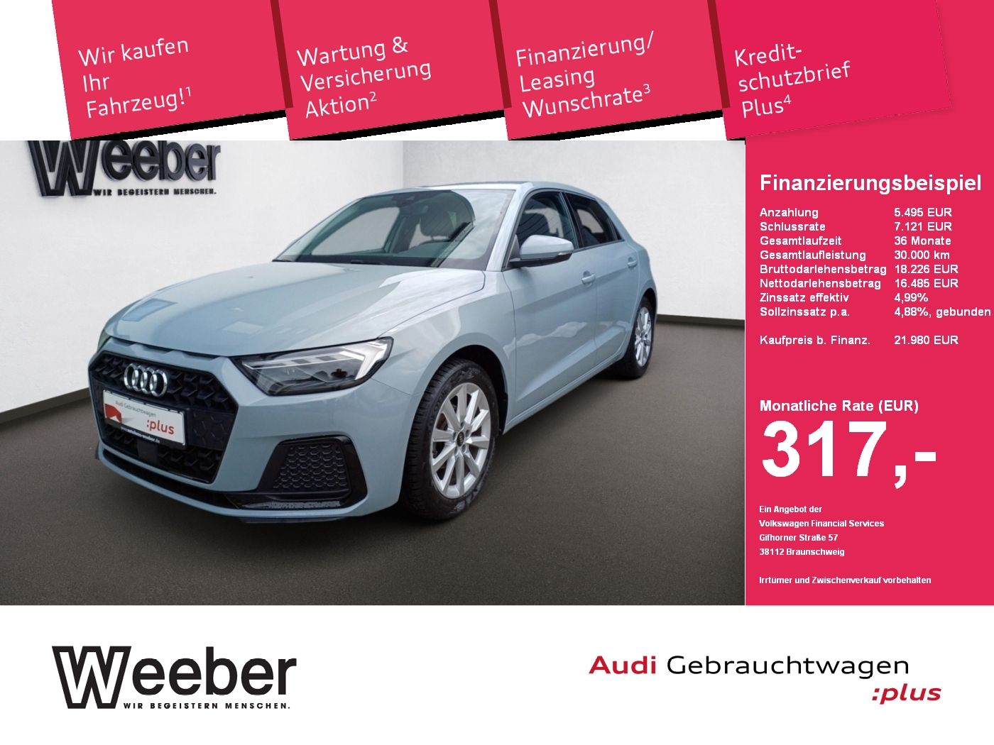 Audi A1 Sportback advanced - Samsaru's Car Outlet