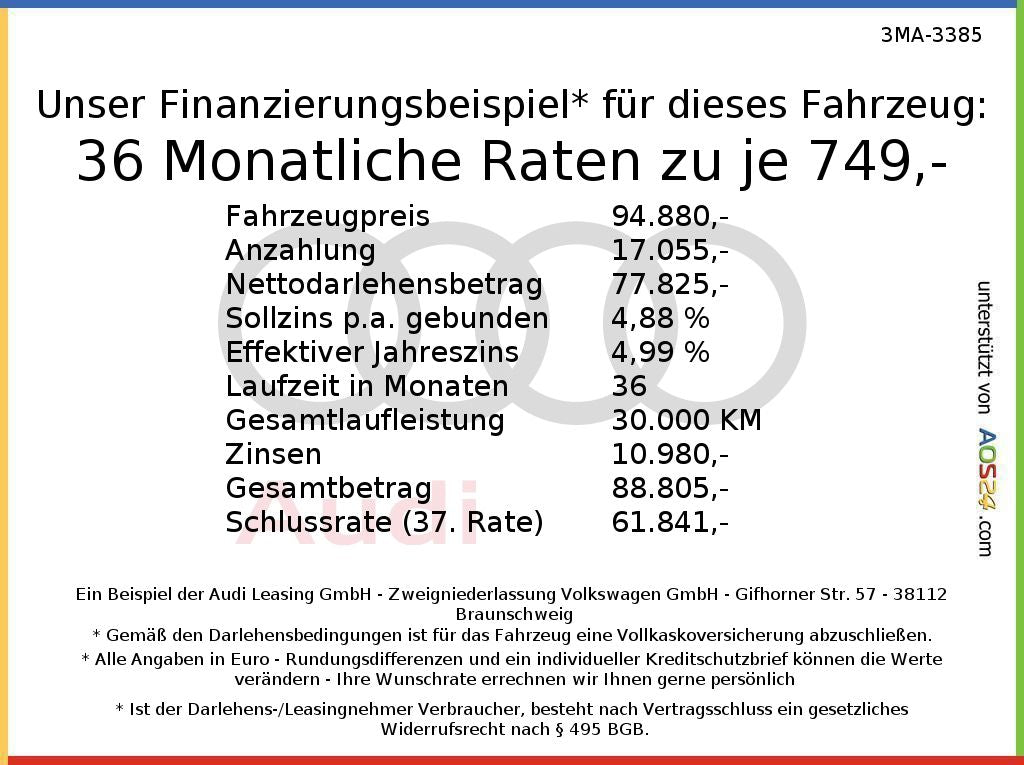 Audi RS6 Avant 4.0 TFSI quattro AHK SH Matrix Pano