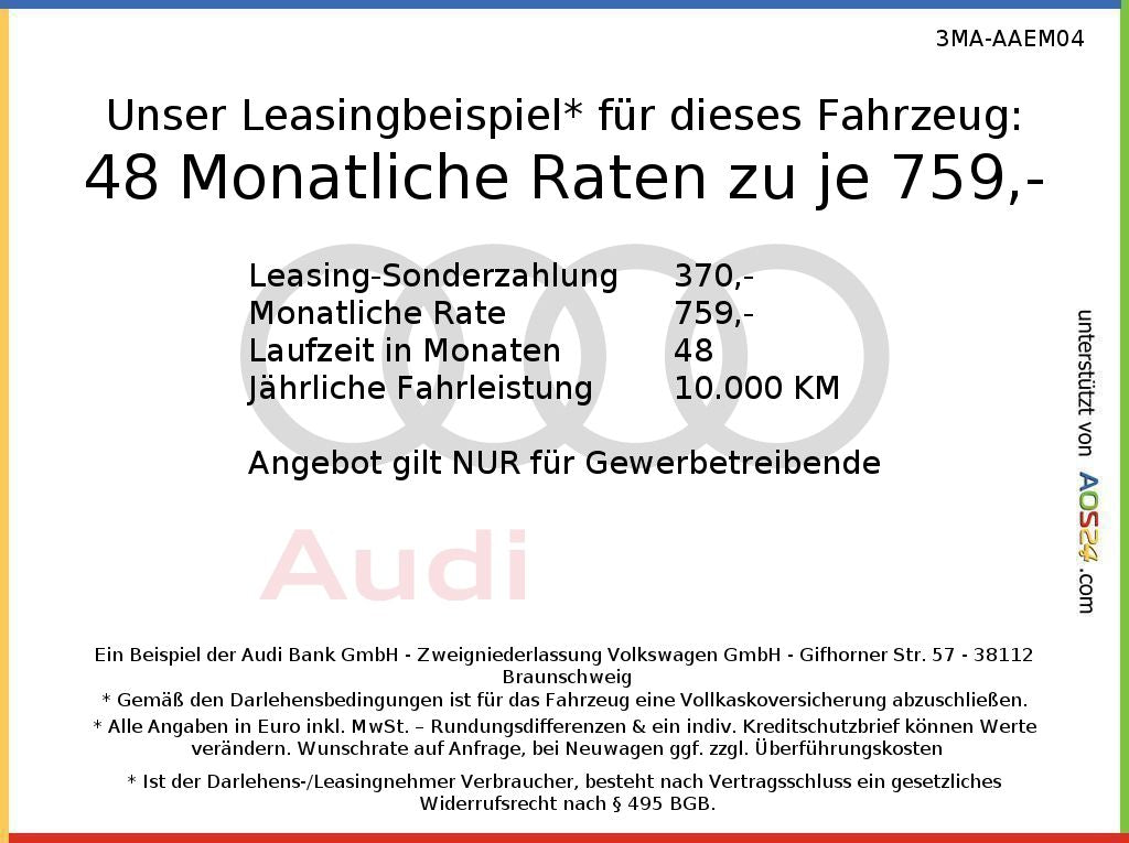 Audi A5 Avant TDI quattro 150 kW S line B&O Kamera