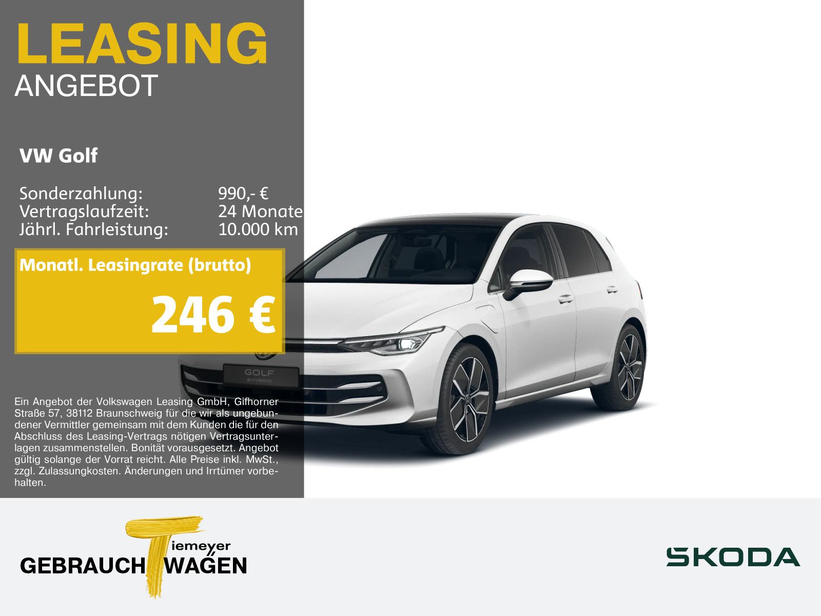 Volkswagen Golf eHybrid STYLE PANO LM18 MATRIX DCC