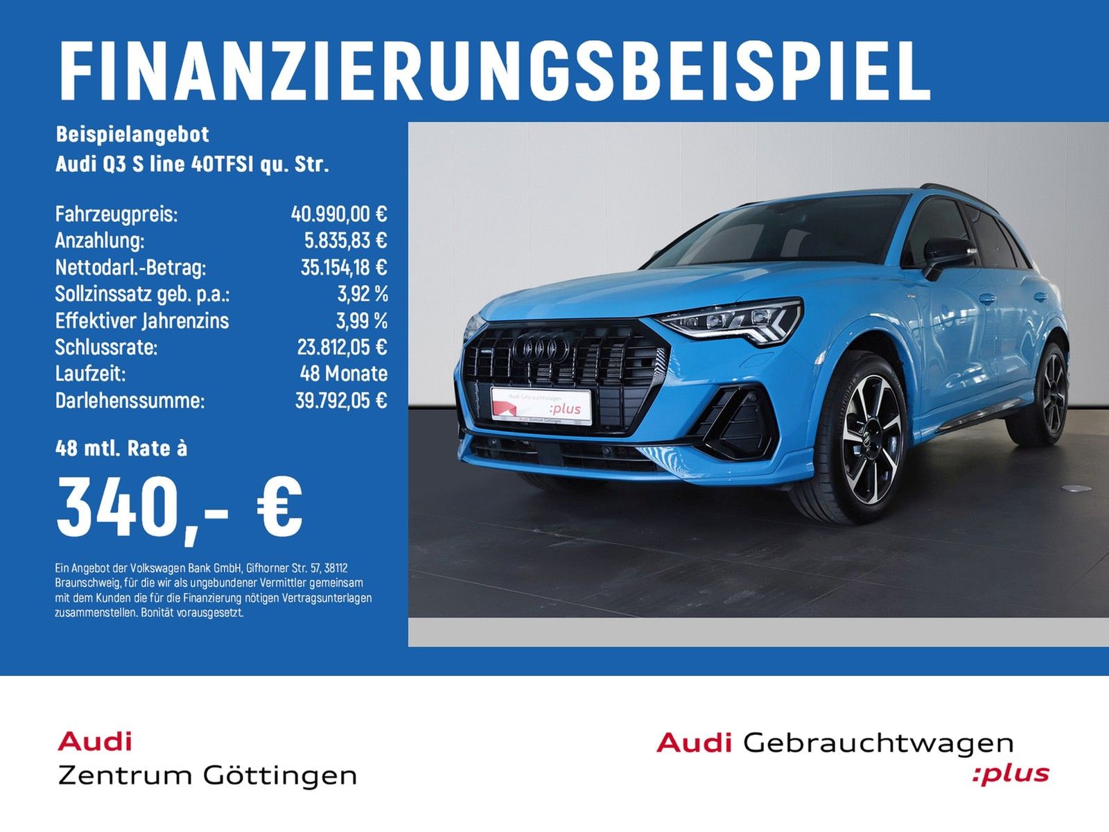 Audi Q3 S line 40 TFSI quattro - Samsaru's Car Outlet