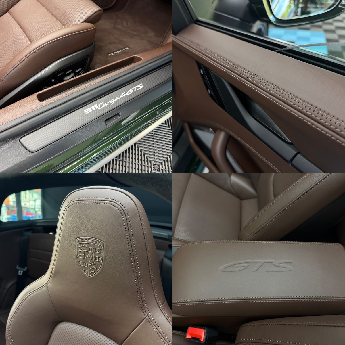 Porsche 992.2 Targa 4 GTS°BURMESTER°CARBON°GREEN/BROWN°